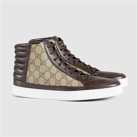 gucci supreme high top sneaker 2014|Gucci ace gg suede sneakers.